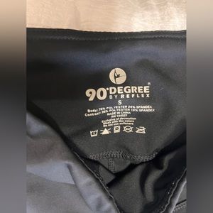 Size small, 90 Degree leggings, color black, 7/8 length